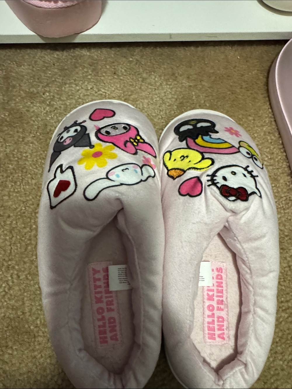 Hello Kitty Pink Women’s Slip-On Slippers
